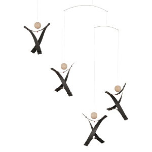 モビール 北欧 デンマーク製 Free Mind ブラック フレンステッドモビール おしゃれ インテリア 雑貨 赤ちゃん 天井 吊り下げ オブジェ 飾り 装飾 デコレーション オーナメント テンポ モダン シンプル プレゼント 出産 新築