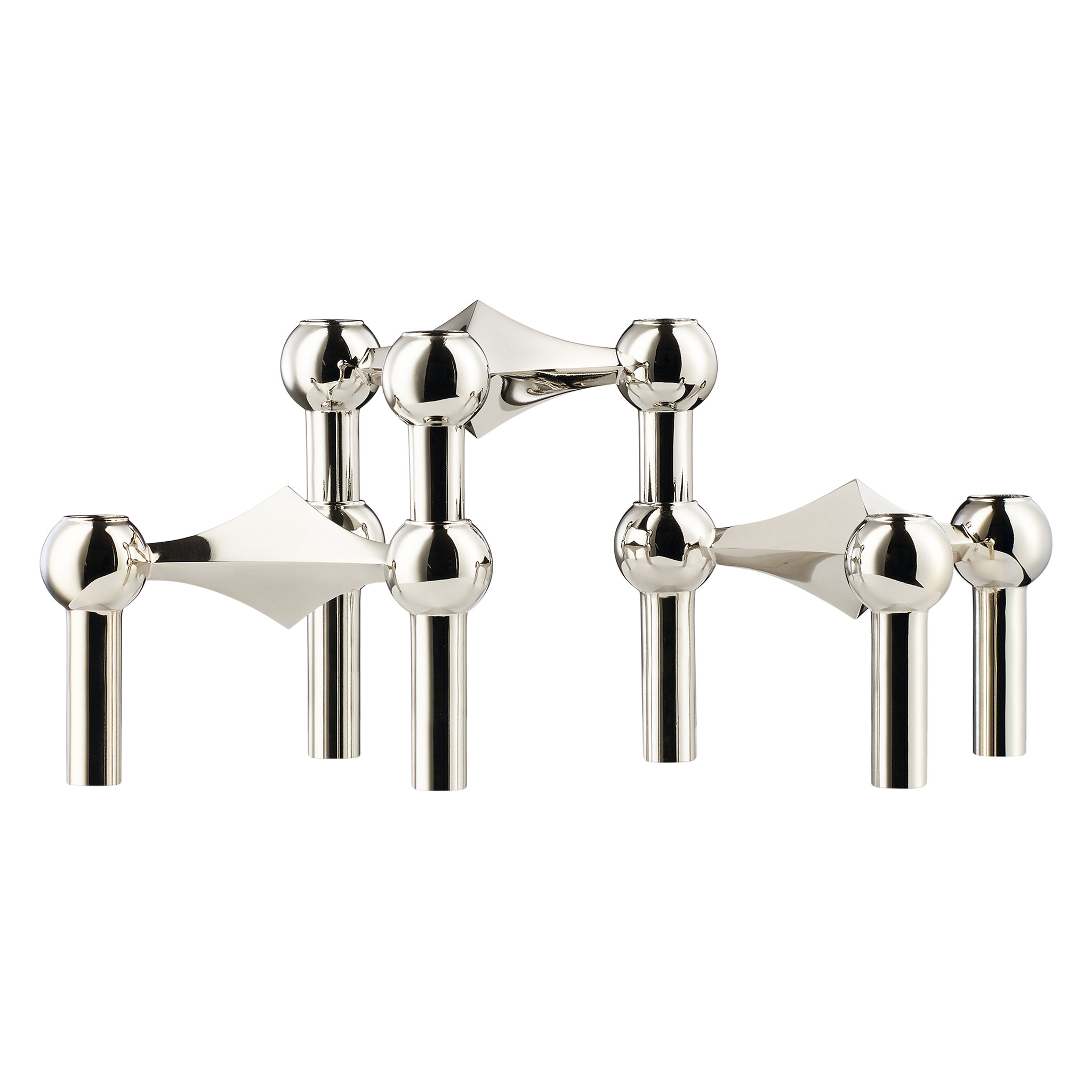 乐天商城 - 【訳ありアウトレット品】Stoff Nagel ストッフ ナゲル キャンドルホルダー クローム 3個セット 正規品 オリジナル品 北欧 キャンドルスタンド インテリア雑貨 小物 置物 デコレーション デンマークデザイン オブジェ