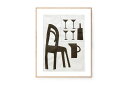 MY DEER ART SHOP ポスター/アートプリント 40×50cm Sur la terrasse (Limited edition #250)【北欧雑...
