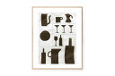 MY DEER ART SHOP ポスター/アートプリント 40×50cm Boire un verre (Limited edition #250)【北欧雑貨...