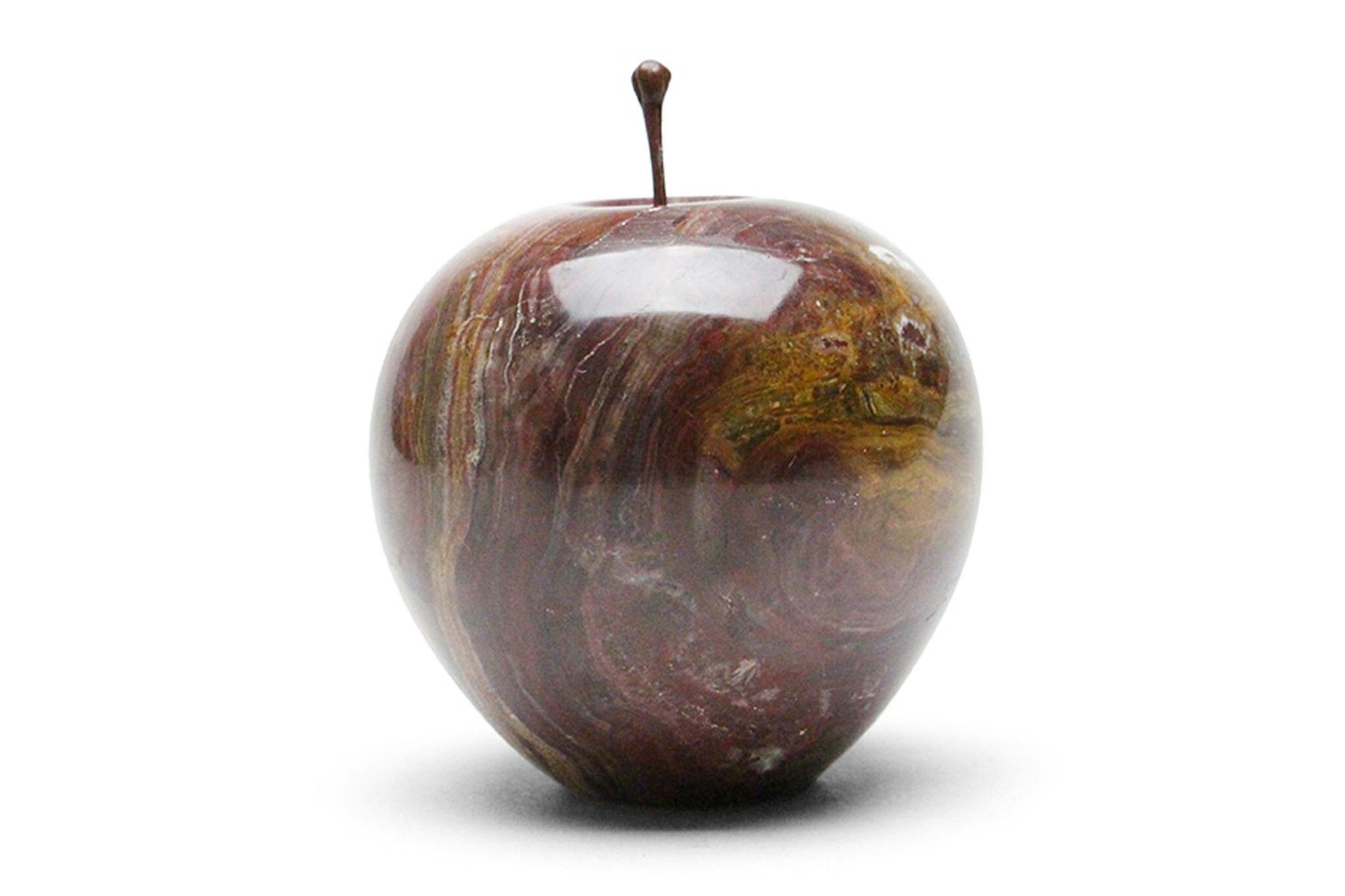 DETAIL　ディテール　Marble Apple　大理石のリンゴオブジェ/置物　Large サイズ　ブラウン　