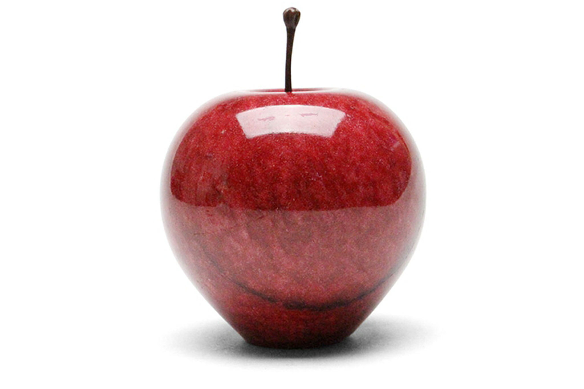 DETAIL　ディテール　Marble Apple　大理石のリンゴオブジェ/置物　Large サイズ　レッド　