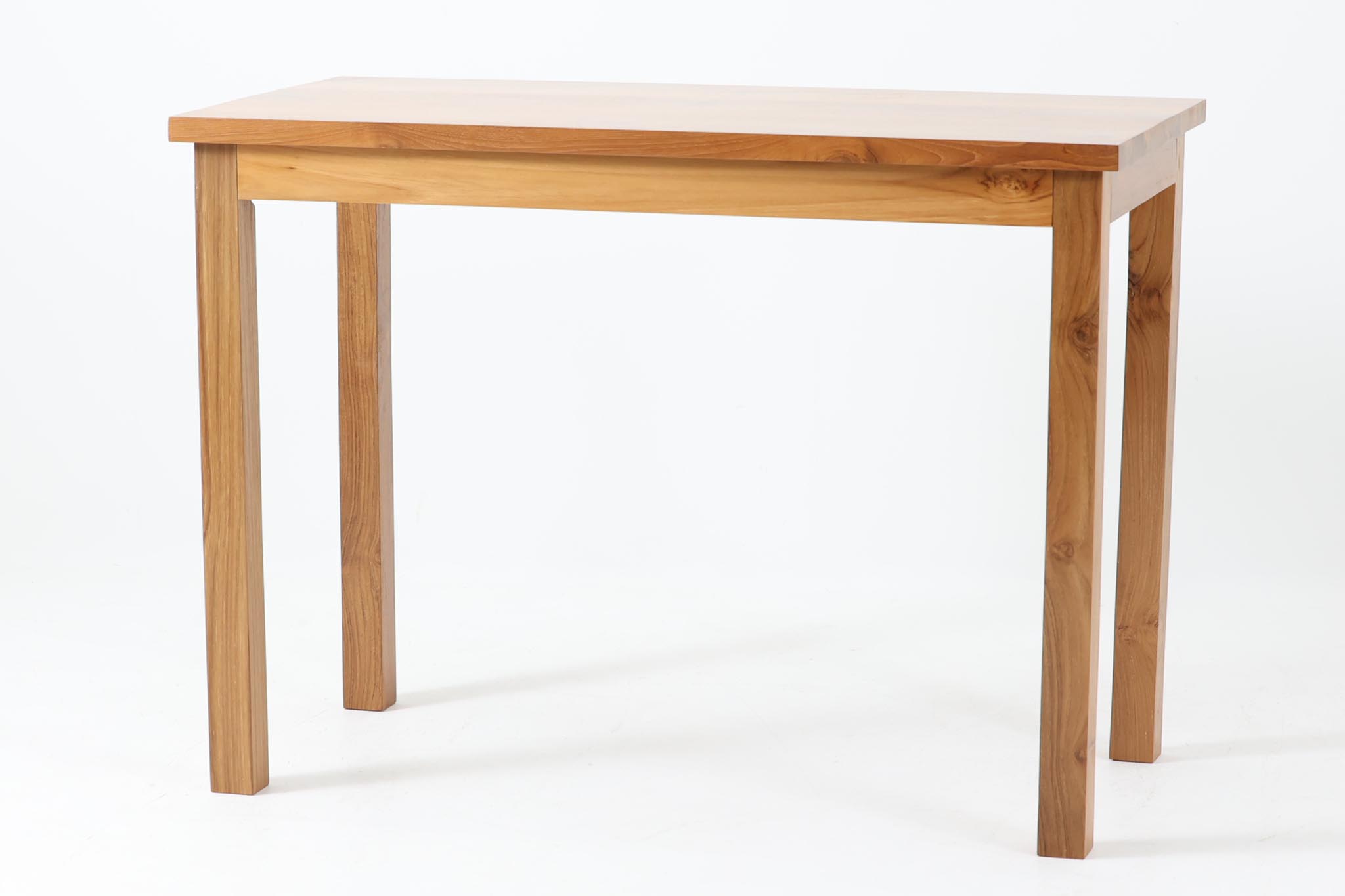 【訳ありアウトレット品】チーク材天然木ワークテーブル 幅100cm 長方形☆北欧インテリア CHLOROS【北欧 家具 ワークテーブル シンプル ナチュラル 総...