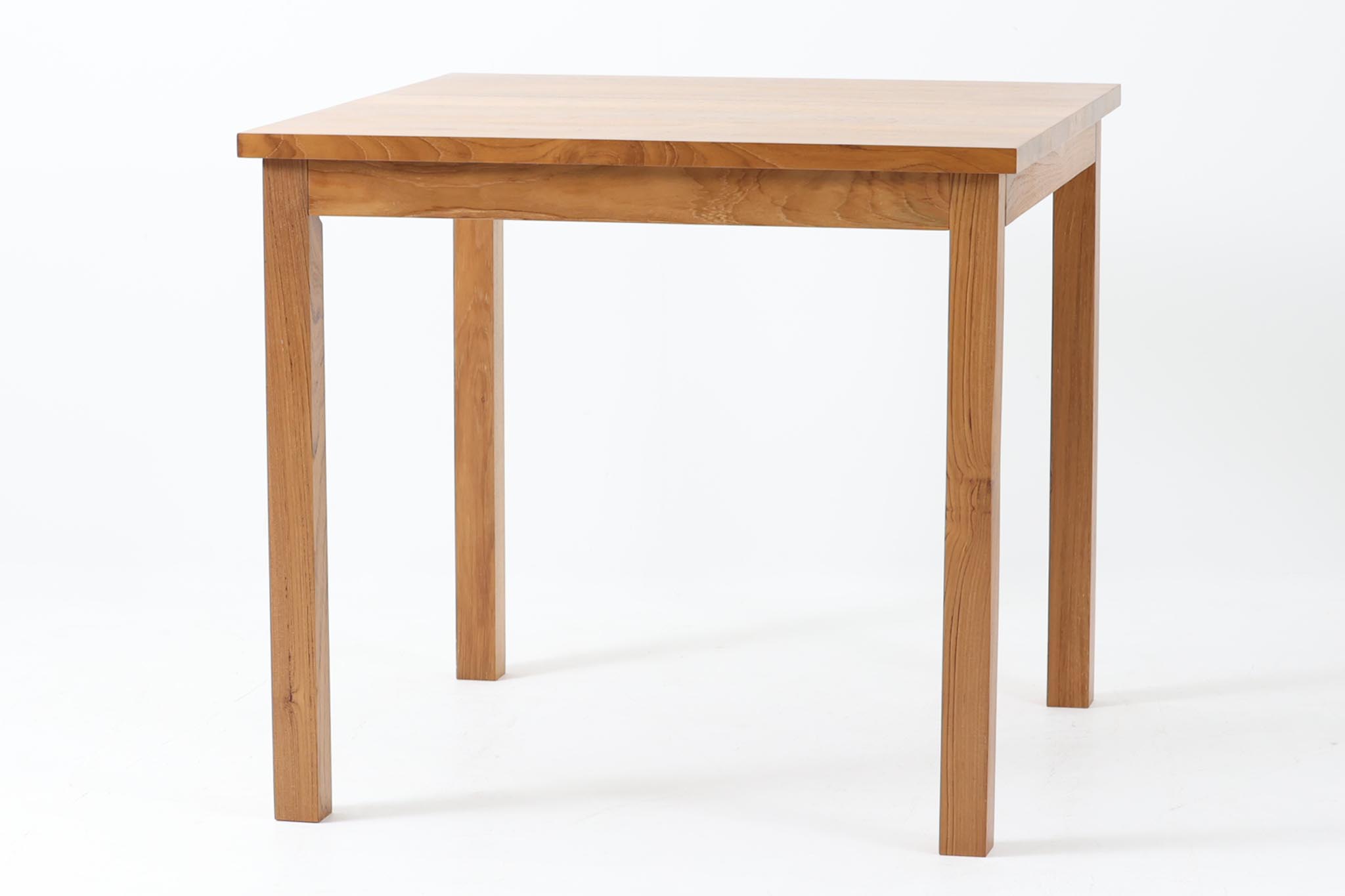 【訳ありアウトレット品】チーク材天然木ダイニングテーブル 幅80cm 正方形☆北欧インテリア CHLOROS【北欧 家具 ダイニングテーブル シンプル ナチュラ...