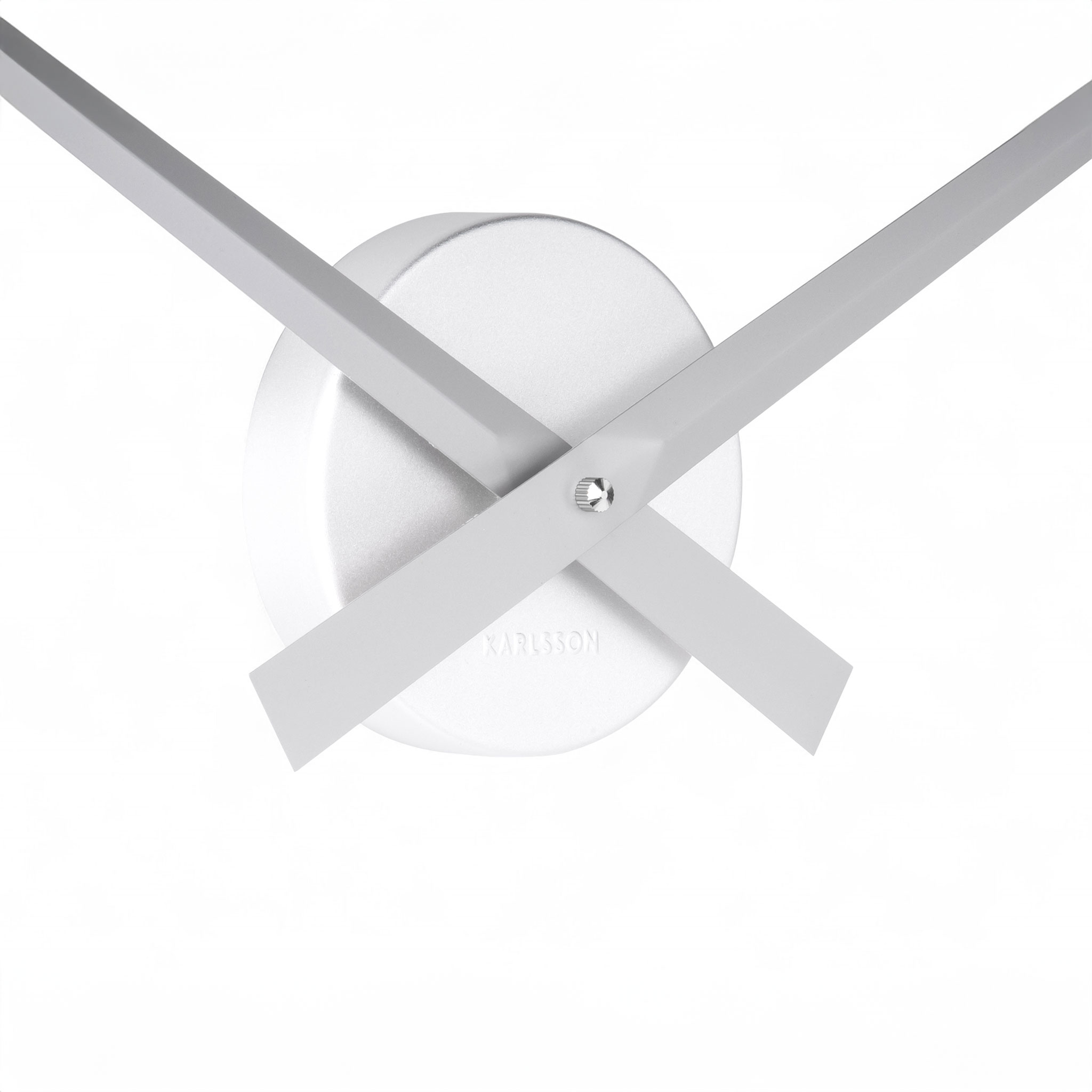 Karlsson カールソン 掛け時計 Little Big Time シルバー ウォールクロック 針のみ 壁掛け時計 北欧 デザイン時計 おしゃれ インテリア雑貨 モダンインテリア シンプルデザイン 新築祝い プレゼント 人気ブランド リビング用時計 [2]