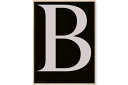 【在庫限り】【再入荷なし】PLAYTYPE アルファベット ポスター/アートプリント 70×100cm Berlingske - B【北欧 デンマーク おしゃれ...