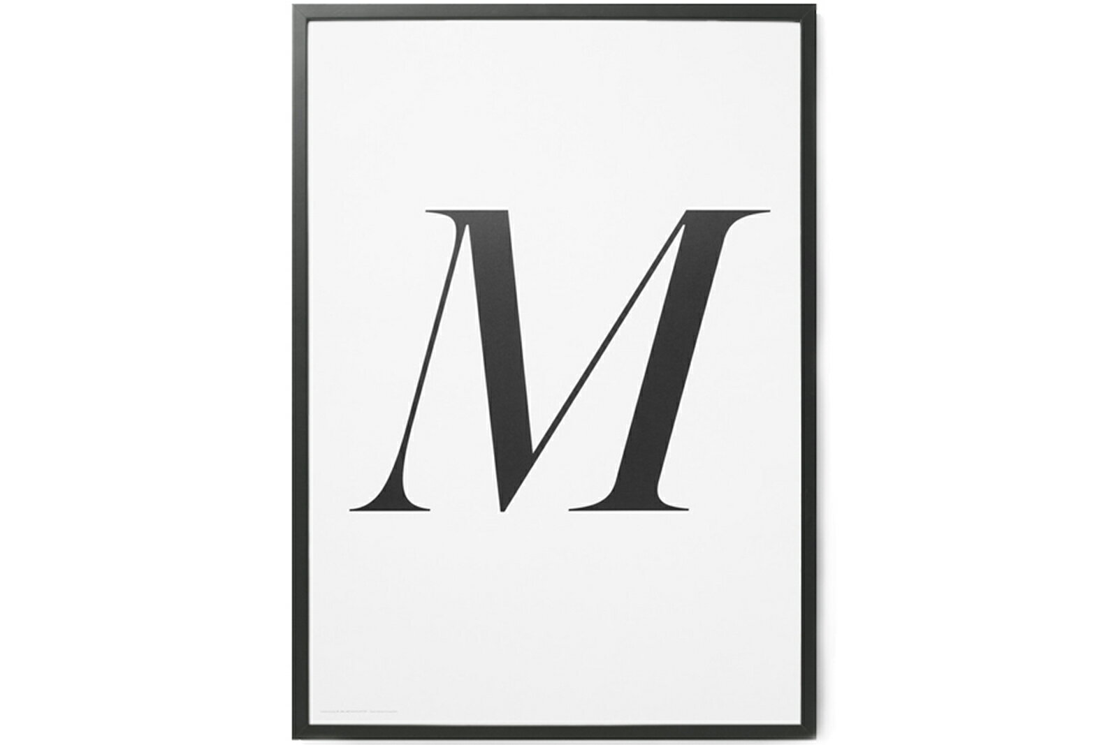 【在庫限り】【再入荷なし】PLAYTYPE　アルファベット　ポスター/アートプリント　70×100cm　Caledonia Jane - M【北欧 デンマーク おしゃれフォント 英字 モダンアート イラスト インテリア おしゃれ 壁掛け 絵画 パネル モ