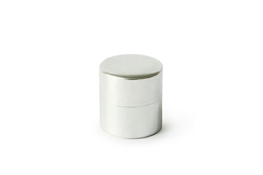 SyuRoシュロ　ブリキ製　茶缶/小物入れ　丸缶SSサイズ