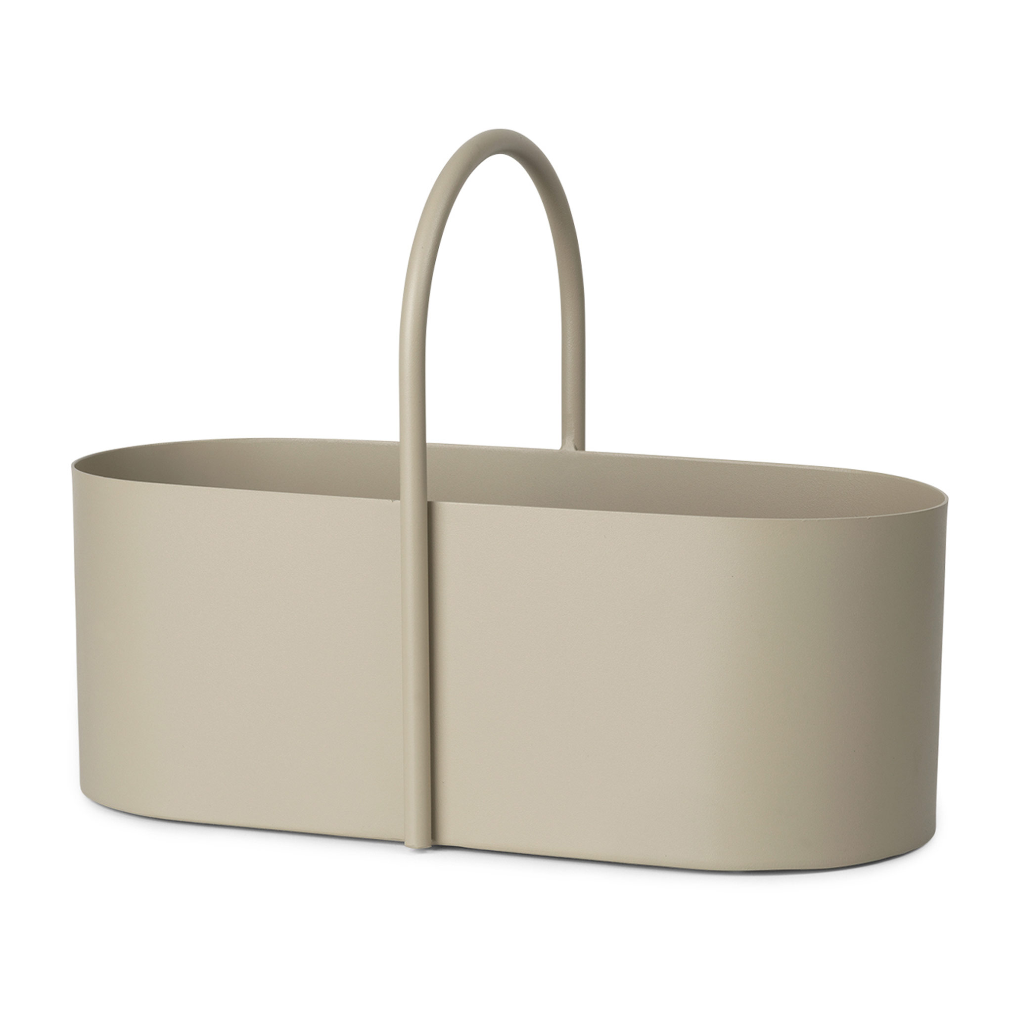 Ferm Living ファームリビング 楕円フォルムが美しい多目的収納ツールボックス Grib カシミヤ Toolbox 収納ボックス 工具箱 工具ボックス 多用途 インテリア 北欧 デザイン Cashmere 小物収納 レトロ モダン オフィス