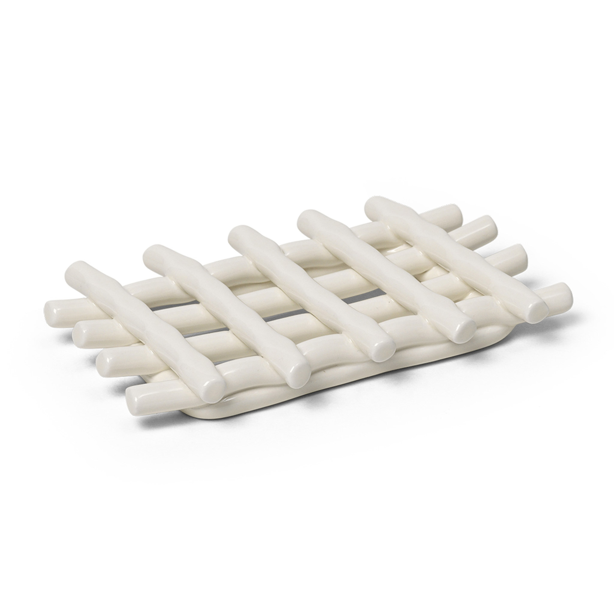 Other - Ferm Living ファームリビング やわらかなフォルムが魅力の陶器製ソープトレイ オフホワイト ceramic soap tray 北欧 インテリア バスルーム 洗面台 せっけん置き 石鹸トレイ モダン おしゃれ デザイン 室内装飾 生活雑貨