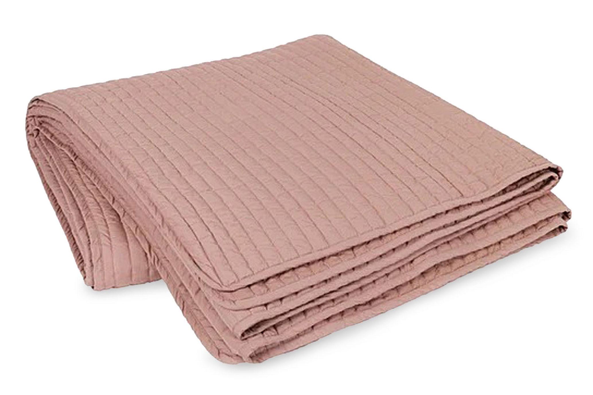 Futon Covers - Broste Copenhagen　キルティング生地のベッドスプレッド/ブランケット　SENA　アントラーダスティパープル　260×240cm【北欧雑貨 デンマーク シンプル モダン モノトーン おしゃれ インテリア 暮らし モノクロ 可愛い おすすめ レトロ ビンテージ ナチュラル】