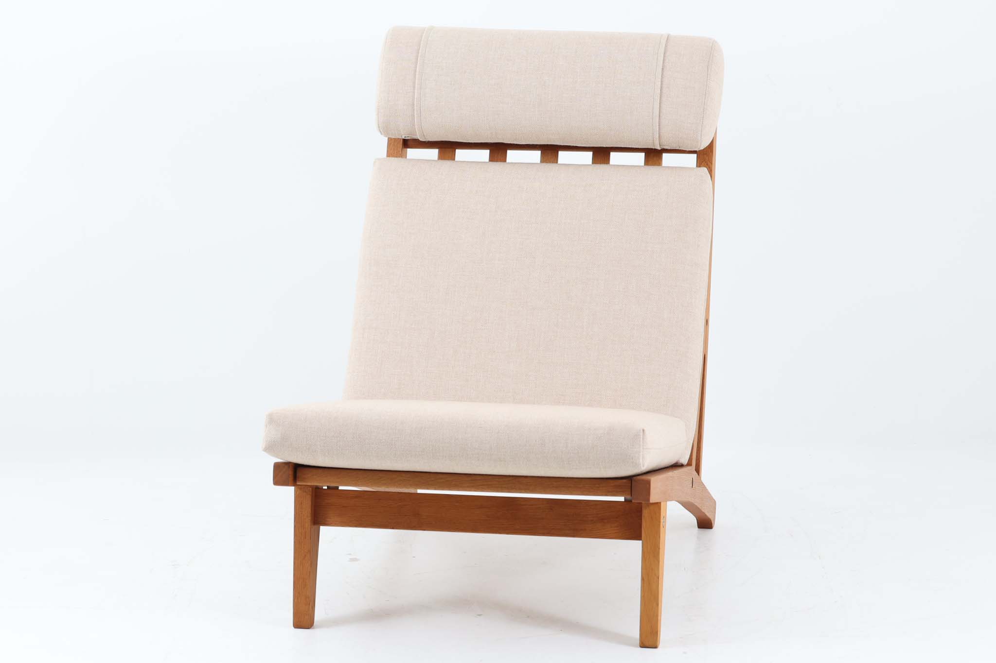 Hans J.Wegner(ハンス・J・ウェグナー)　GE375　ハイバックシングルソファ　オーク材　GETAMA/ゲタマ