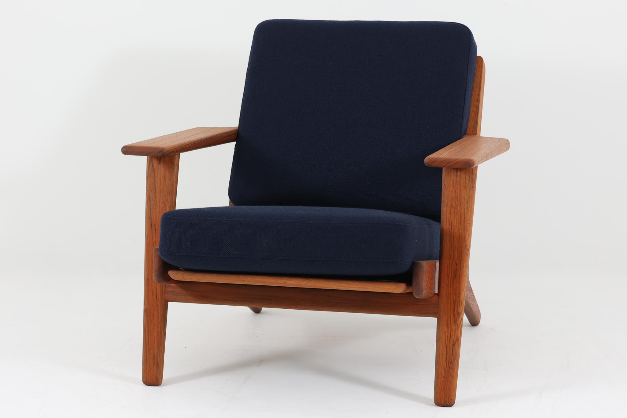 Hans J.Wegner(ハンス J ウェグナー) GE290 シングルソファ チーク材 GETAMA/ゲタマ【デンマーク製 1人掛けソファ 1P ラウンジチェア アンティーク 北欧インテリア デザイナー おしゃれ リビング】