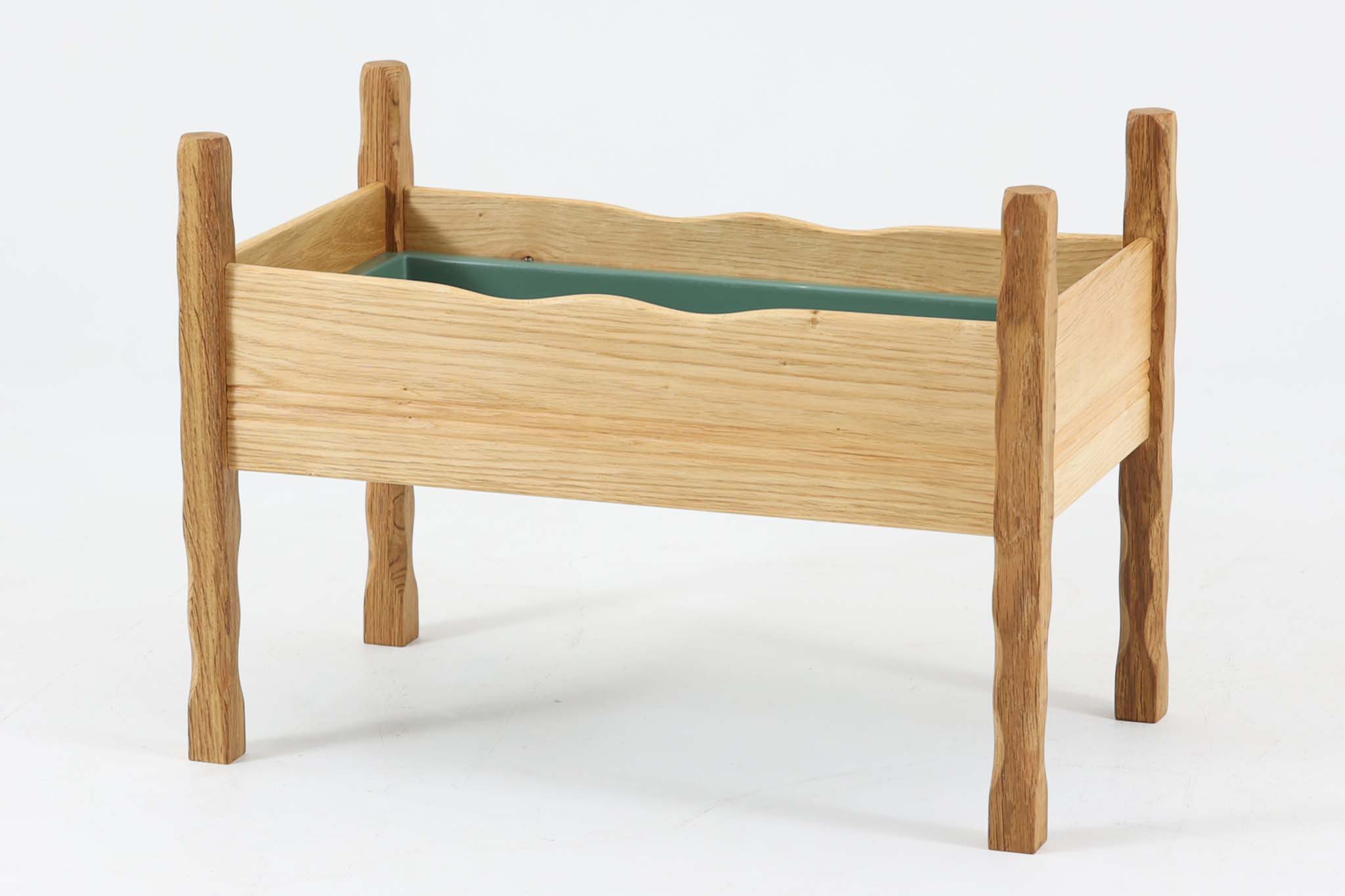 プランター オーク材 北欧家具ビンテージ【アンティーク 北欧インテリア 鉢 花瓶 ガーデニング 観葉植物 おしゃれ】