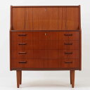Poul M.Jessen ライティングビューロ チーク 幅92cm PMJ Viby デンマーク製 北欧ビンテージ家具 木製机 書斎家具 引き出し収納 ヴィンテージデスク 飾り家具