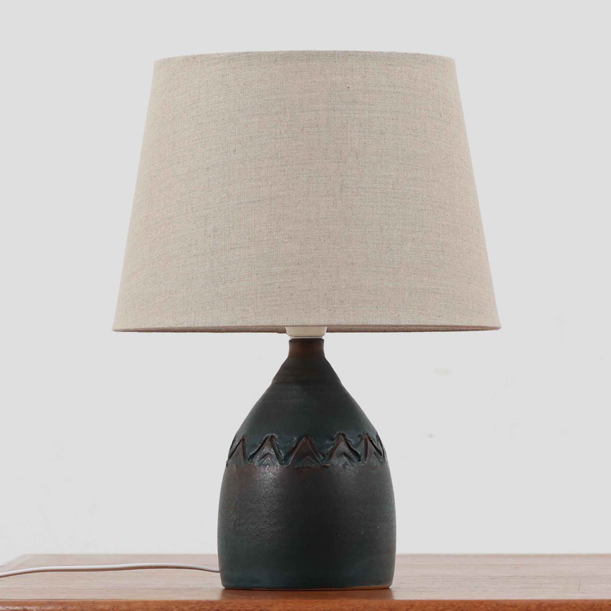 Rakuten - テーブルランプ Studio Pottery 高さ36cm デンマーク製 北欧ビンテージ照明 陶器ランプ 卓上ライト 北欧照明 間接照明 インテリアライト レトロモダン