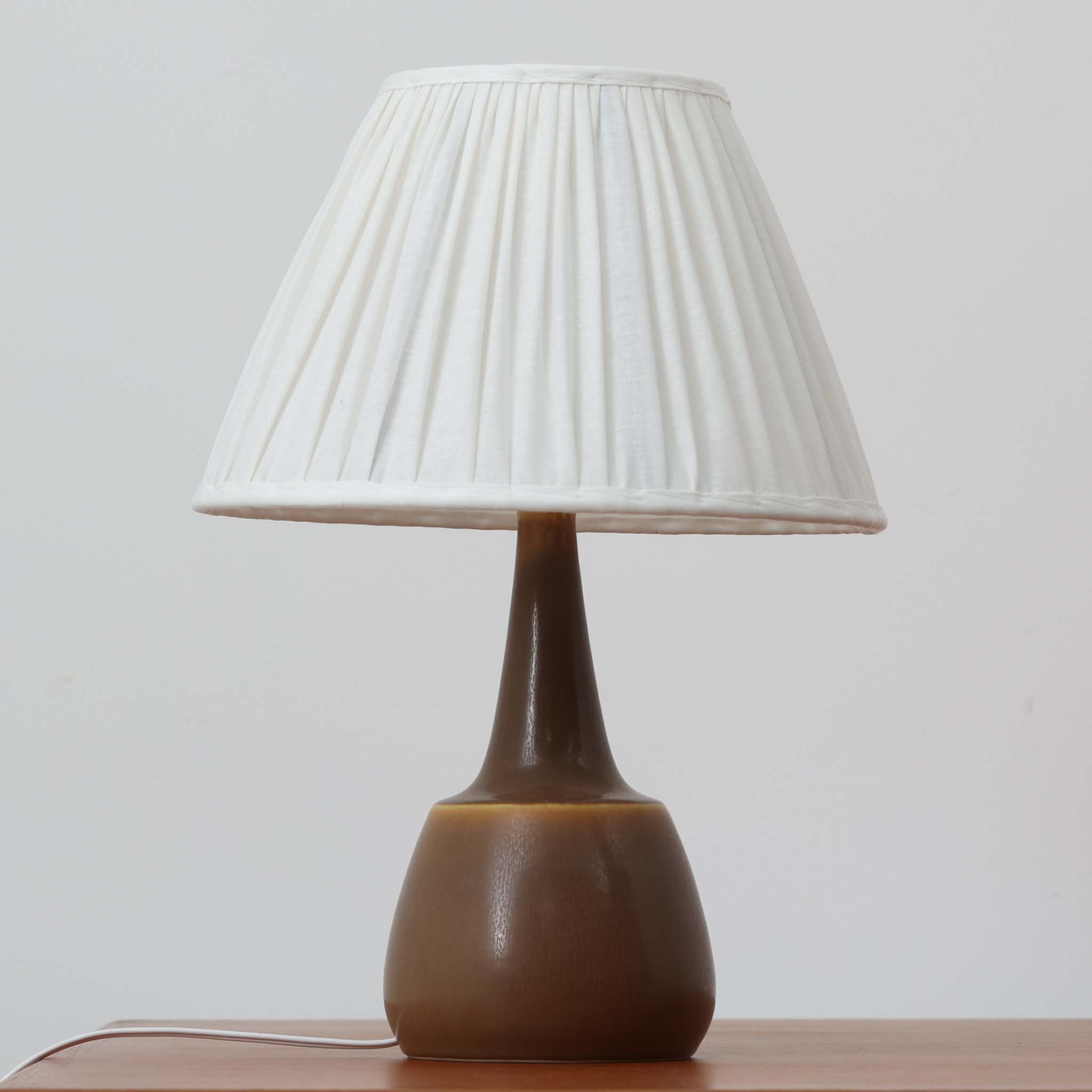 鉗（老虎鉗）型 - Palshus テーブルランプ PL-5 SL 2 高さ47cm Per Lindemann Schmidt デンマーク製 北欧ビンテージ家具 北欧照明 間接照明 陶器ライト 落ち着いた灯り レトロデザイン 温もりインテリア