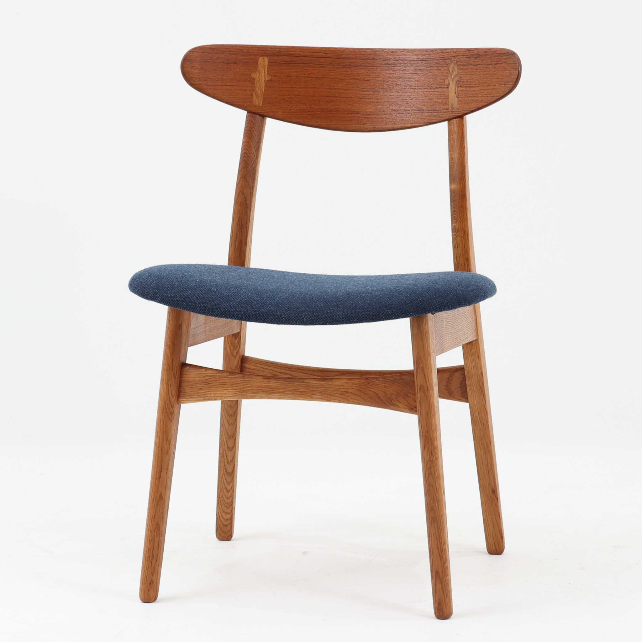 Rakuten - Hans J. Wegner ダイニングチェア CH30 チーク×オーク Carl Hansen & Son ハンス・J・ウェグナー カール・ハンセン＆サン デンマーク製 北欧ビンテージ家具 サイドチェア 食卓椅子 北欧インテリア 椅子 デザインチェア