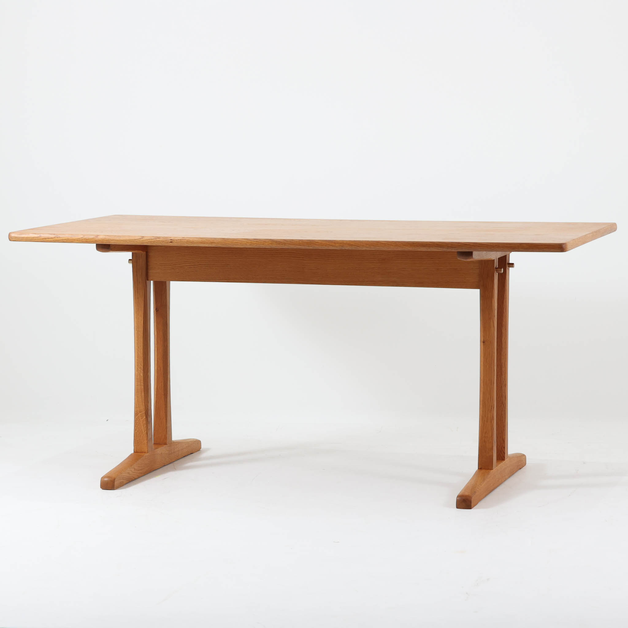 Rakuten - Borge Mogensen ダイニングテーブル C18 オーク 幅160cm FDB Mobler ボーエ・モーエンセン FDBモブラー デンマーク製 北欧ビンテージ家具 食卓机 木製テーブル 4人掛け ナチュラル 北欧スタイル