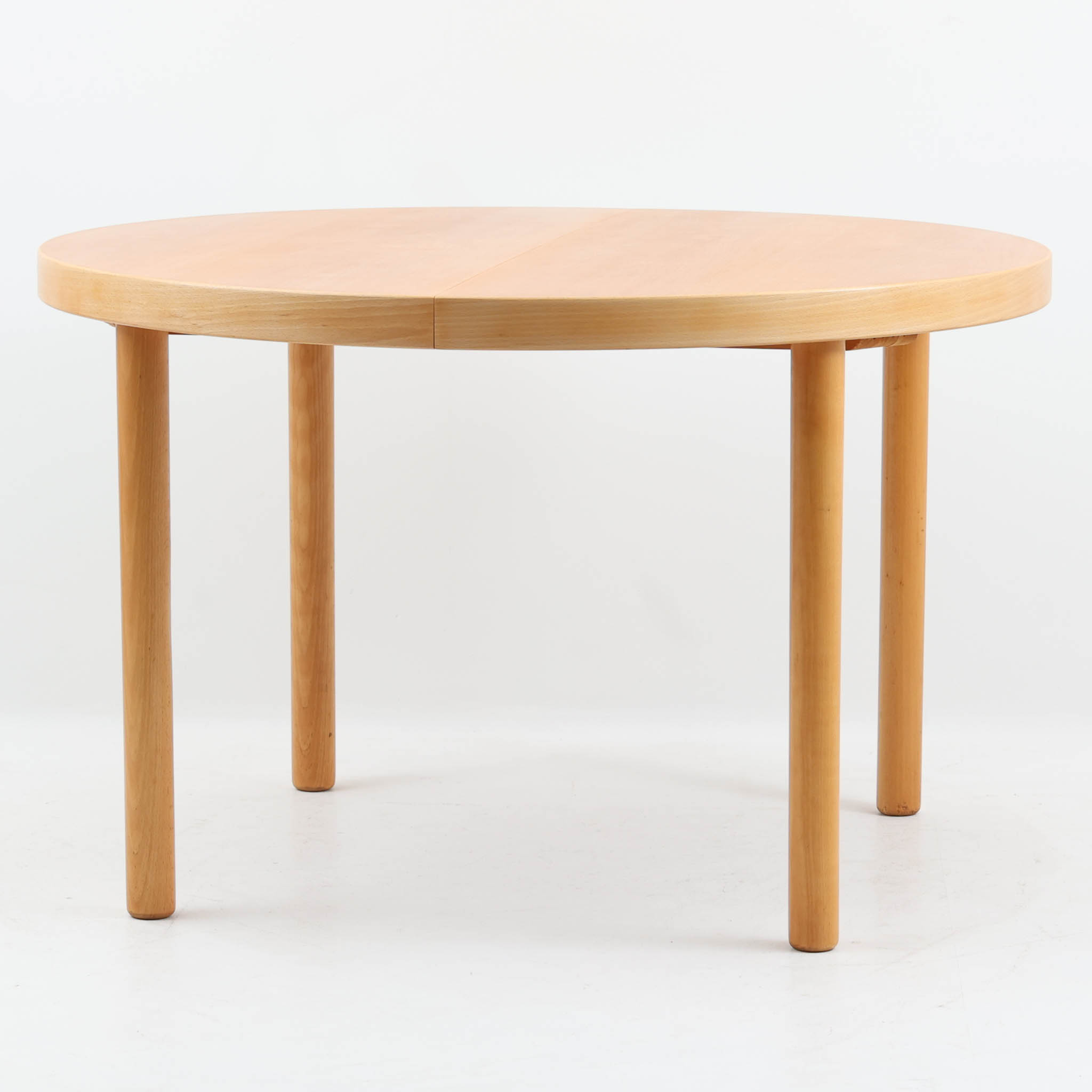Rakuten - 円形ダイニングテーブル ビーチ 幅115cm デンマーク製 北欧ビンテージ家具 木製 丸テーブル 食卓机 ラウンド 4人用 北欧家具 円卓 リビング 食卓家具 ナチュラル