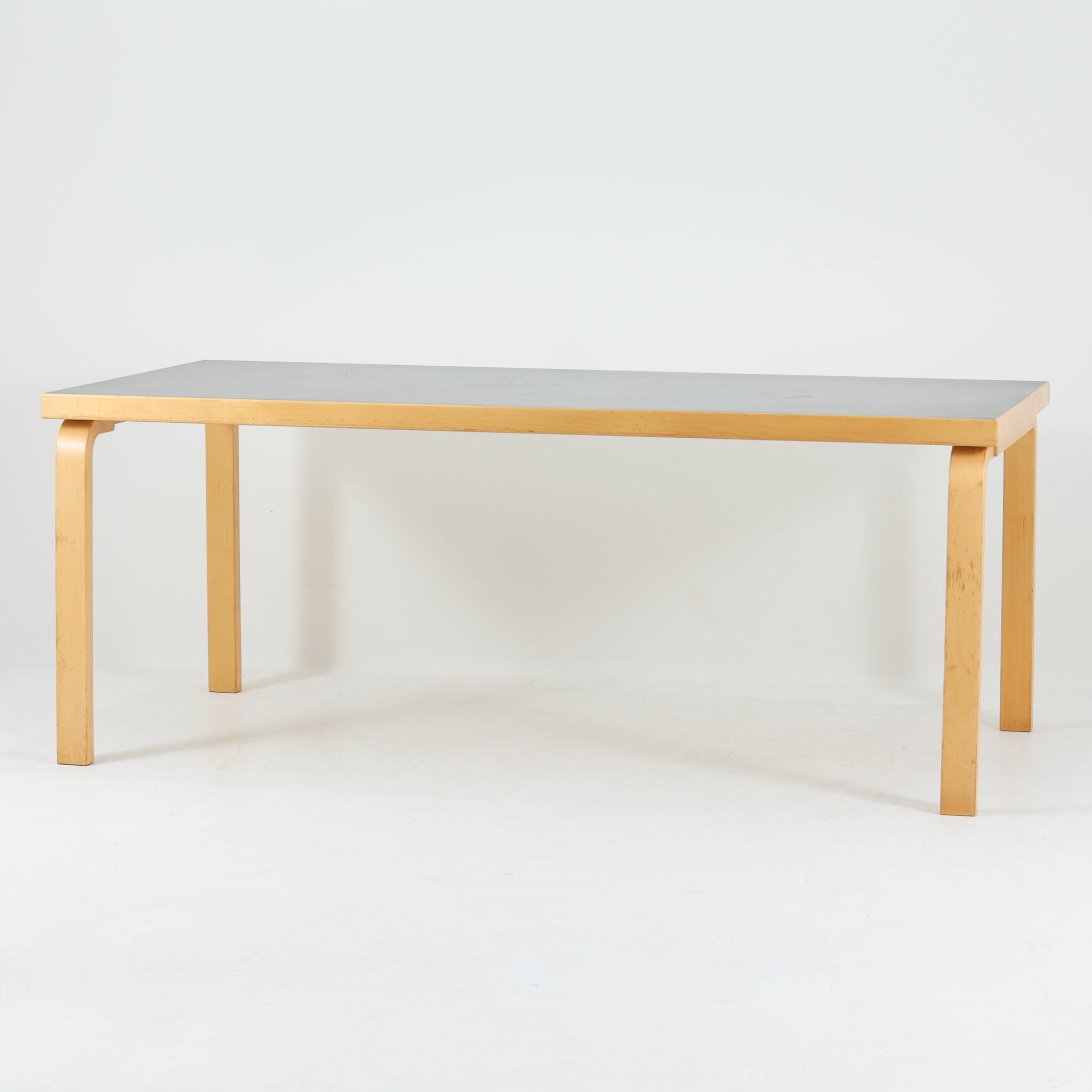 Alvar Aalto ダイニングテーブル Table 83 幅182cm Artek アルヴァ・アアルト フィンランド製 北欧ビンテージ家具 北欧家具 木製 リビング 食卓机 ワークテーブル ミーティングテーブル モダンデザイン 名作家具