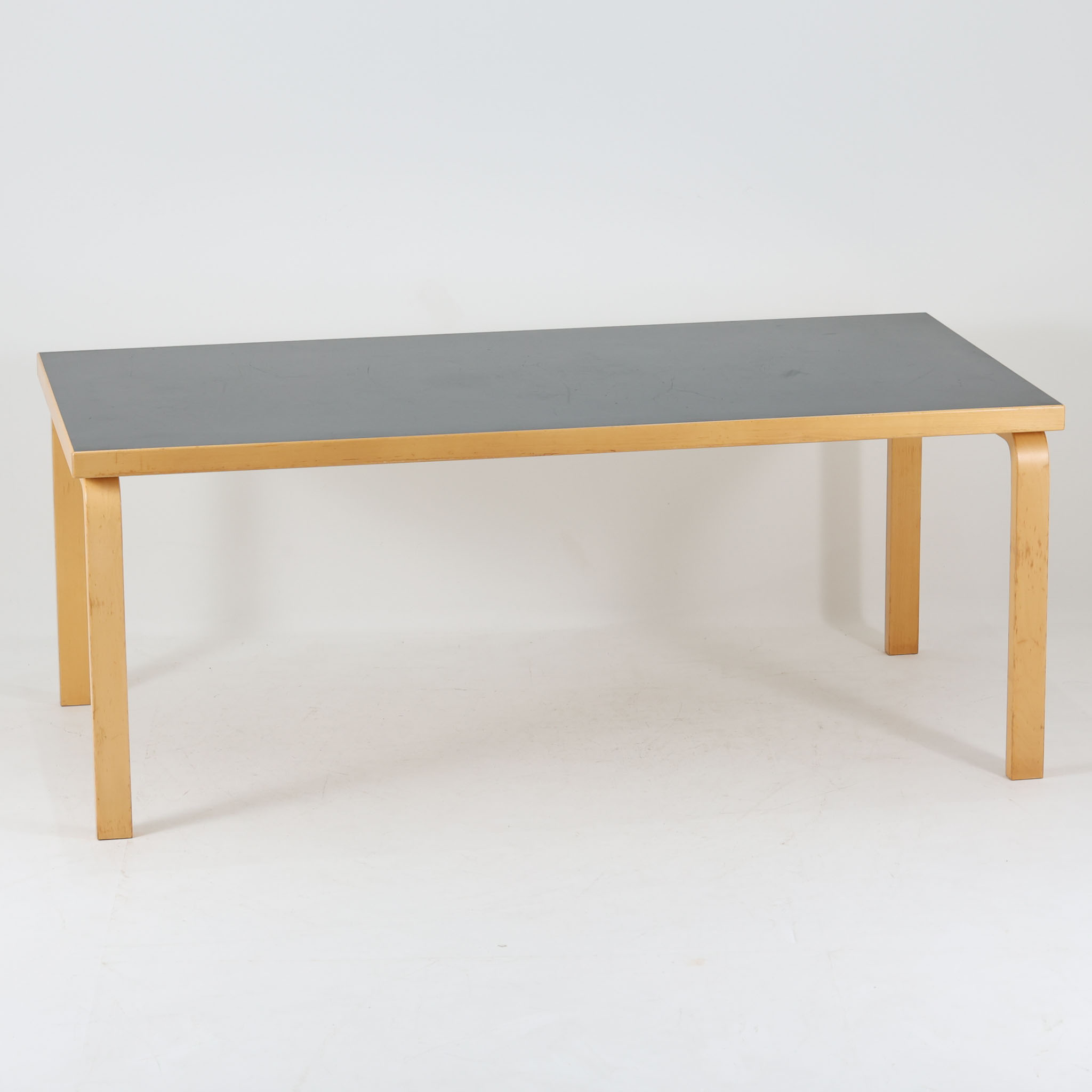 Alvar Aalto ダイニングテーブル Table 83 幅182cm Artek アルヴァ・アアルト フィンランド製 北欧ビンテージ家具 北欧家具 木製 リビング 食卓机 ワークテーブル ミーティングテーブル モダンデザイン 名作家具 [3]
