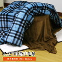 毛布 送料無料 こたつ中掛け毛布 特大長方形 約180×280cm 無地 ブラウン マイクロファイバー 起毛 暖か 薄手 省エネ 中掛け 節電 あったかブランケット もうふ ソファーカバー マルチカバー 冬用 寝具 車中泊対策 丸洗いOK 客用 子ども ペット コタツ毛布 炬燵