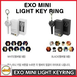送料無料！EXO MINI LIGHT KEY RING メンバー別選択 公式グッズ exo ライトキーリング