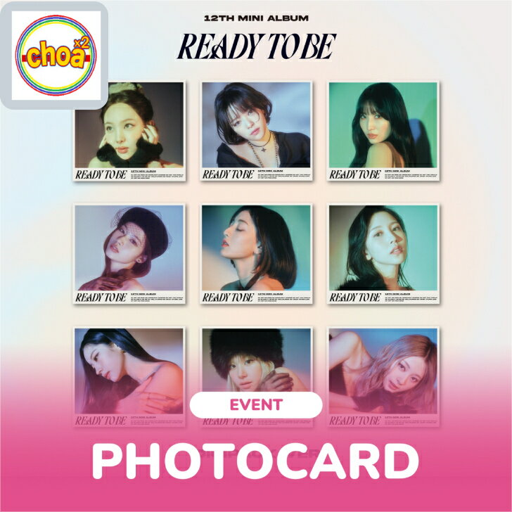 TWICE READY TO BE / 12TH MINI ALBUM (Digipack Ver.) WITHMUU 特典ホログラムフォトカード付き