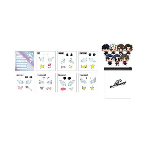 GOT7 OFFICIAL LIGHT STICK DECO STICKER / 2019 WORLD TOUR 'KEEP SPINNING' OFFICIAL GOODS