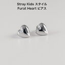 Stray Kids スタイル Frat Heart ピアス　 skzアクセサリー