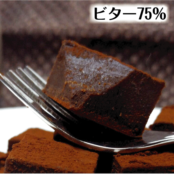 【送料無料】ビター 生チョコレート 16粒入り ご自宅用パッケージ プレゼント ギフト スイーツ お取り寄せ お菓子 洋菓子 食品 冷凍 グルメ 手土産 アウトレット お試し 限定 詰め合わせ ボックス 通販 トリュフ バレンタイン 2024