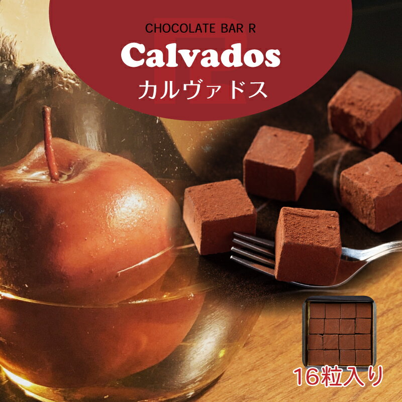 父の日 プレゼント カルヴァドス ブランデー 生チョコレート 16粒入り ご自宅用パッケージ 洋酒 酒入り プレゼント ギフト スイーツ あす楽 お取り寄せ お菓子 洋菓子 食品 グルメ 手土産 アウ…