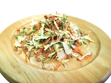 【犬用ベジタブルミックス 80g 】【キャベツ ニンジン ゴボウ ブロッコリー 小松菜の乾燥野菜】ペット用 フード ヘルシー わんちゃん用 犬用 犬 わんちゃん 国産野菜 手作り ご飯 北海道産の乾燥野菜