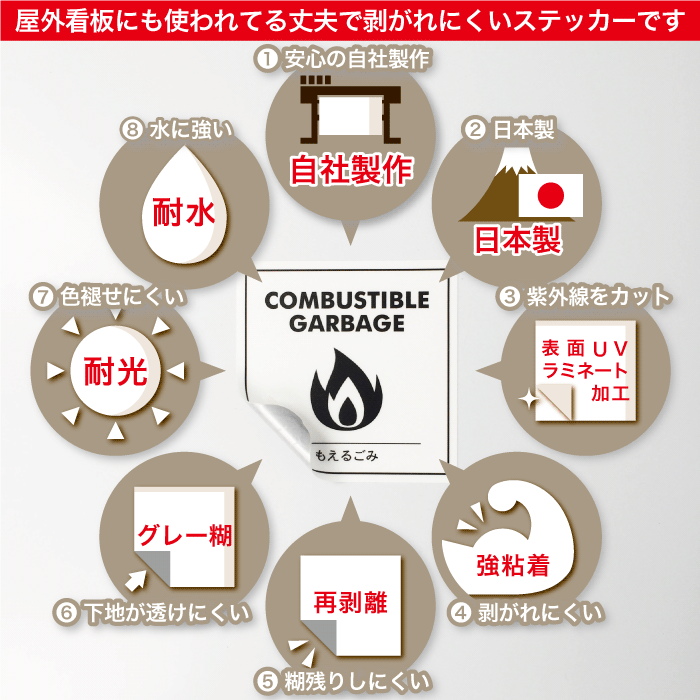 タバコポイ捨て禁止ステッカー01 タバコポイ捨...の紹介画像2