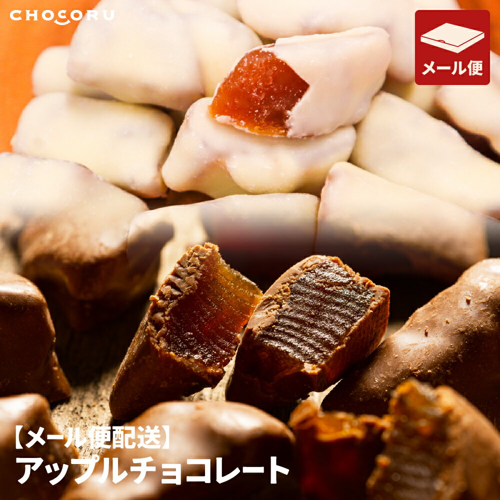 【送料無料】メール便 ネコポス配送 アップルチョコレート 500g フルーツチョコレート りんごチョコ チョコレート チョコ ミルク ホワイト 蜜漬け 訳あり ご褒美 贅沢 スイーツ お菓子 大容量 敬老の日 ハロウィンのサムネイル