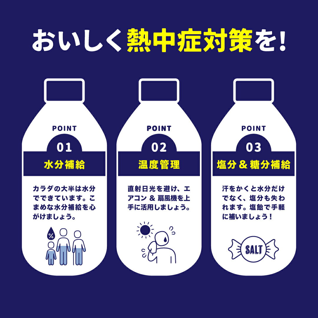【常温便配送】熱中症・夏バテ対策に！塩飴1kg 全5種（約230粒） 塩飴 熱中症対策　塩分補給 レモン 梅 サイダー 塩あめ キャンディ 熱中飴 大容量 業務用 個包装 大袋 3