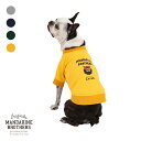 マンダリンブラザーズ 犬 服 スウェット トレーナー アメカジ Chi-bee チービー コラボ カレッジ スエット 小型犬 中型犬 大型犬 秋 冬 MANDARINE BROTHERS / COLLEGE LOGO SWEAT