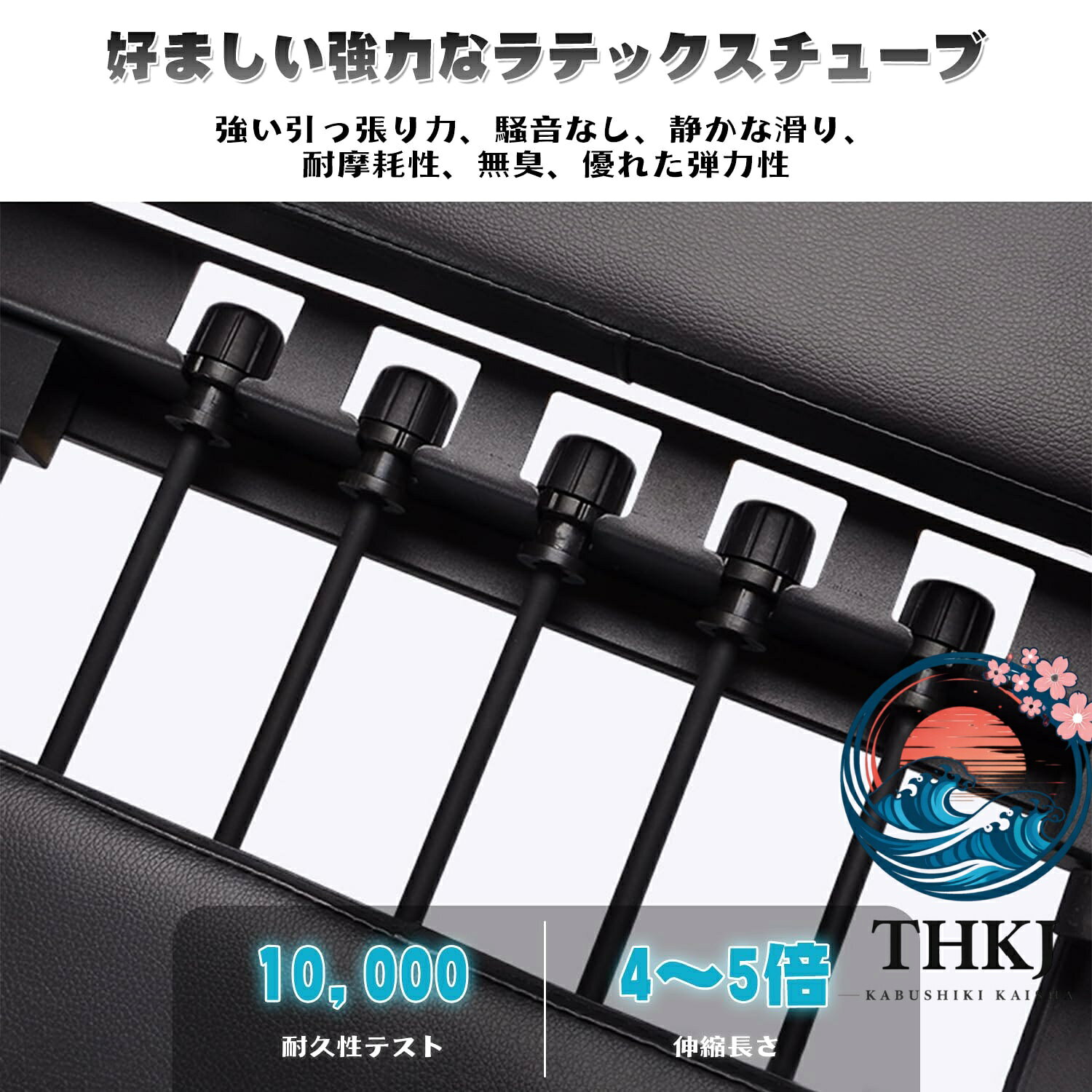 chocotto+(ちょこっとぷらす)の家庭用折りたたみピラティスリフォーマー 自宅エクササイズ機器 多機能フィットネス運動器具｜アングル3