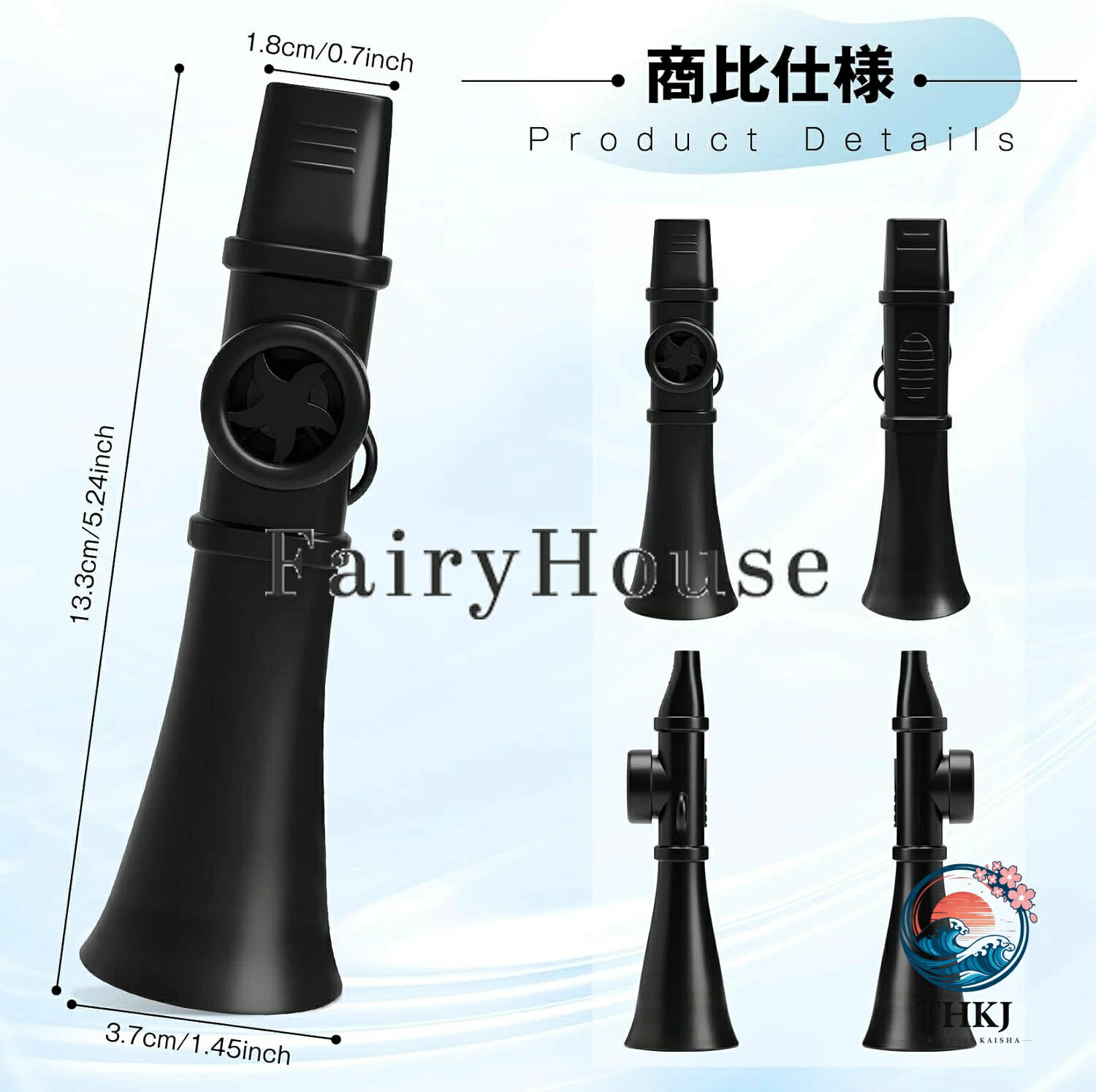 chocotto+(ちょこっとぷらす)の【10%OFFクーポン配布中！】カズー 軽量 ストラップ付 良い音 カズー楽器 音楽玩具 プレイが簡単な マルチカラー パーティー フルートバイオリン 初心者 演奏 音楽玩具 音楽愛好 軽量 ポータブル ホイッスル バンド パーティー伴奏 すべての年齢層 楽器ギフト 送料無料｜アングル2