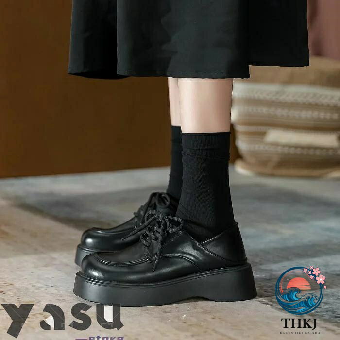 卒業式 靴 ローファー 通学靴 中学生 高校生 JK ジュニア 女の子 厚底 ヒール 5cm ...