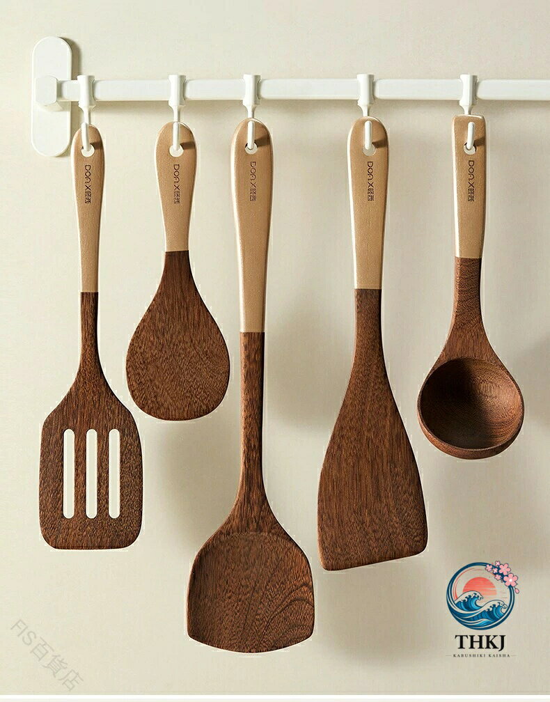 【全品2点で5%OFF】木製キッチンツール 4 点セット 天然木 しゃもじ 木べら ターナー フライ返し 中華鍋対応 炒め物 料理用 調理器具 台所用品 おしゃれ 実用的 収納便利 大きめ 多用途 家庭用 プレゼント向け 耐久性 手触り良い 安心素材 使いやすい 絶妙サイズ 料理効率ア chocotto-10044603 chocotto+(ちょこっとぷらす) サンプル画像2