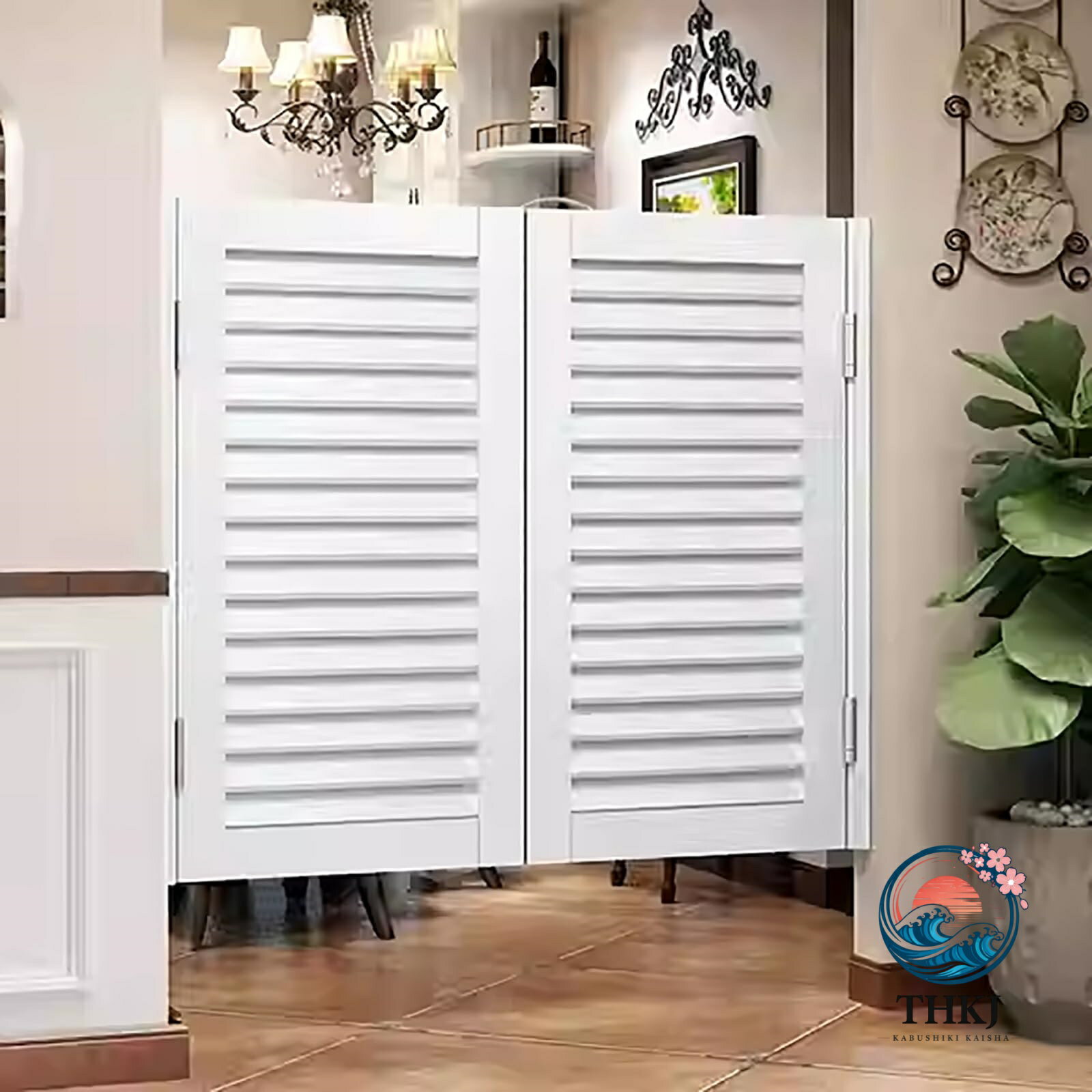 Folding Screens - 屋内用 スイングドア 両開き スイングドア 廊下 カフェ 大広間ドア スイング 衝突防止 無垢材 安全で環境に優しい 自動リターンドア