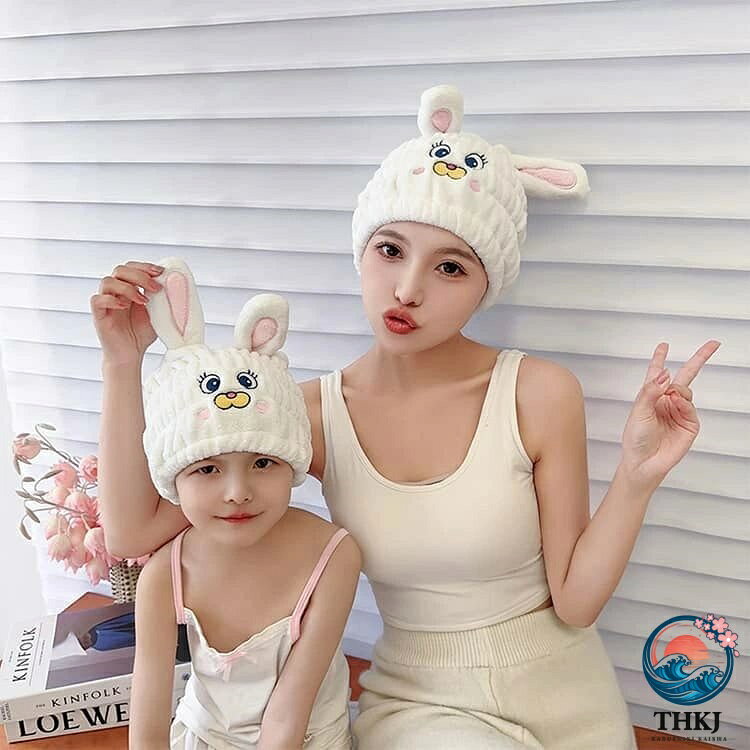 速乾 タオルキャップ 大人 レディース 子供 キッズ 男女兼用 ふわふわ 吸水 柔らか...