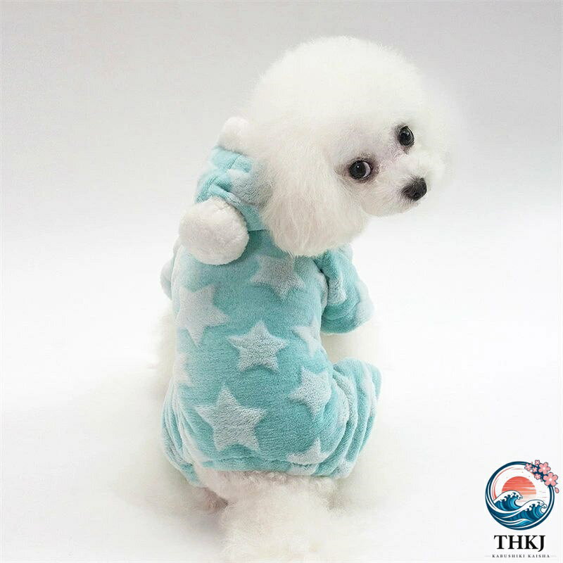 犬服 秋冬 サンゴベルベット 犬の冬服 暖かい ペット服 厚い ドッグウェア パーカ...