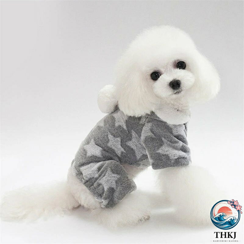 犬服 秋冬 サンゴベルベット 犬の冬服 暖かい ペット服 厚い ドッグウェア パーカ...
