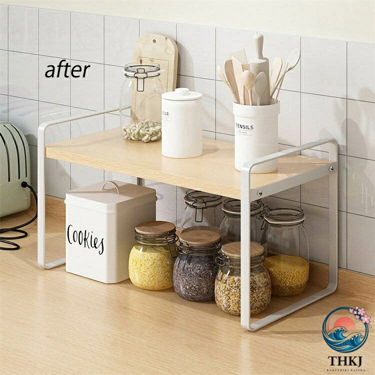 【商品コード】：y557209 【カラー】：A B C D E F G H I J K L 【材質】：スチール（粉体塗装）、天然木（ラッカー塗装） ●スパイスなどの小物をまとめておいて置けるキッチンラック。2段になっているので、スペースを有効活用し、散らかりがちなキッチンの細かなアイテムもすっきりまとめられます。【商品コード】：y557209 【カラー】：A B C D E F G H I J K L 【材質】：スチール（粉体塗装）、天然木（ラッカー塗装） ●スパイスなどの小物をまとめておいて置けるキッチンラック。2段になっているので、スペースを有効活用し、散らかりがちなキッチンの細かなアイテムもすっきりまとめられます。