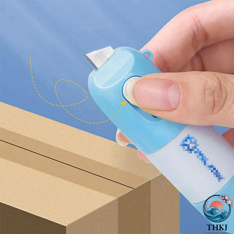2 個セット ミニカッター 文房具 段ボールカッター 個人情報保護 箱開封 カッターナイフ 2 個セット 箱用オープナー ダンボールカッター 開封用カッター 2in1 携帯便利 多目的 便利グッズ 一枚切り chocotto-10055836 chocotto+(ちょこっとぷらす) サンプル画像3