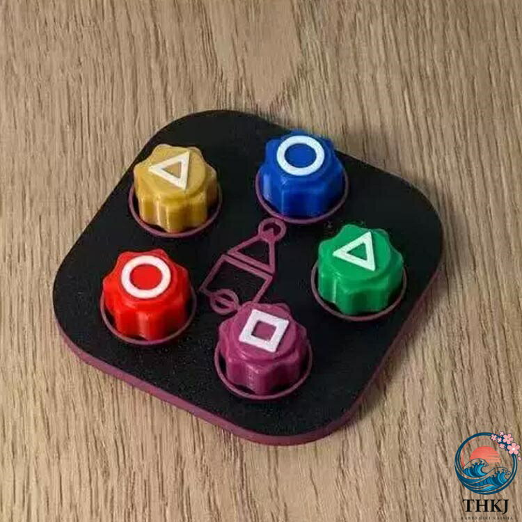 【全品2点で5%OFF】韓国 5 個セット コンギ 石拾いゲーム 台座付き 手と目のコーデ...