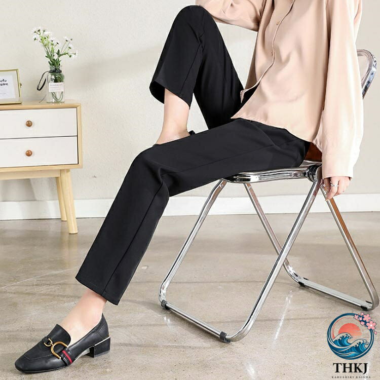 【全品2点で5%OFF】通勤 スーツパンツ マタニティ 妊娠服 オフィスパンツ 着痩せ ...